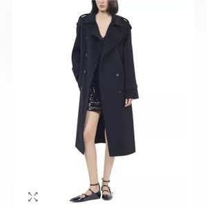 THE KOOPLES double breasted belted coat